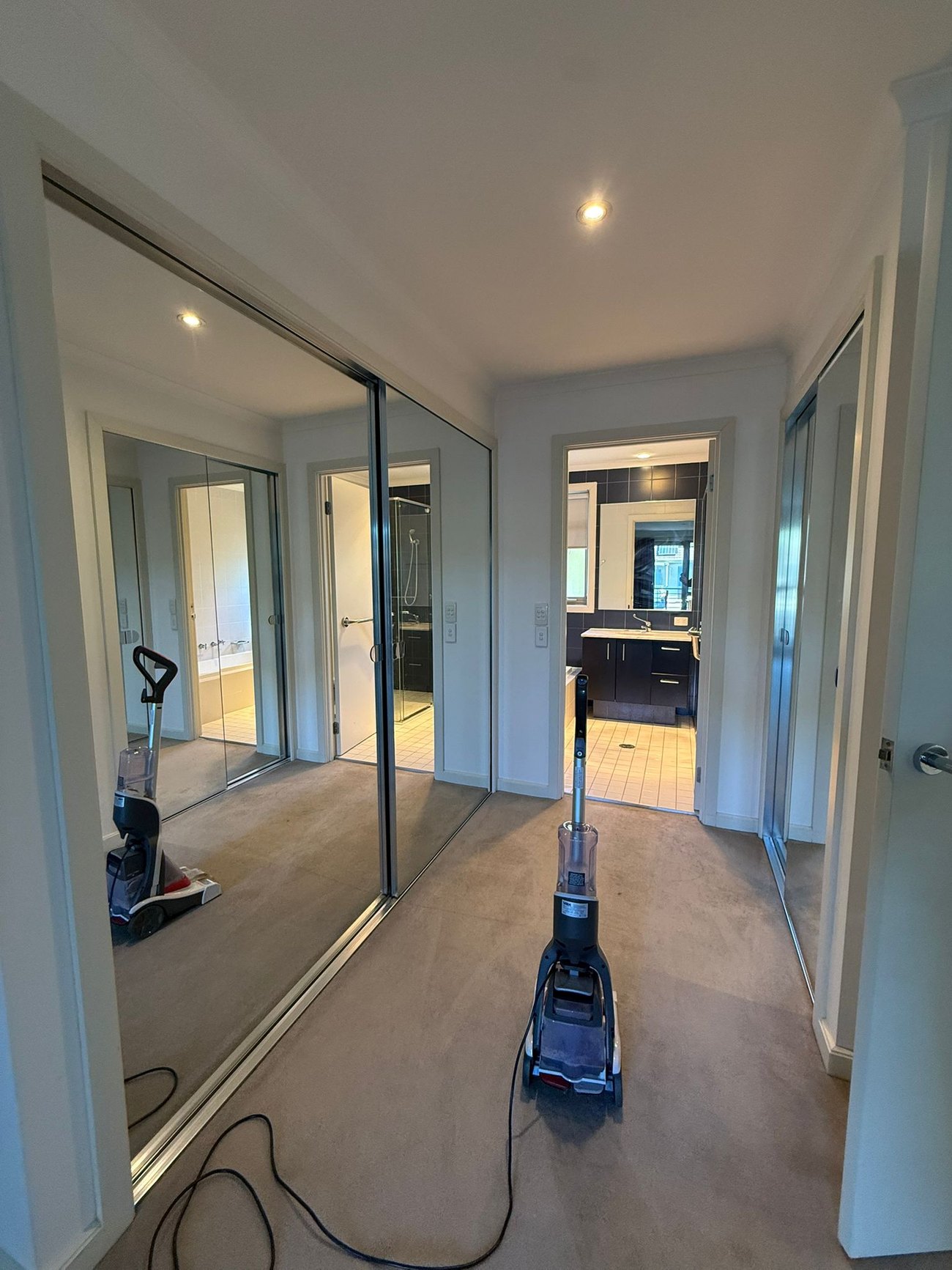 Carpet Steam Cleaning example from a real Ambit Cleaning Services job